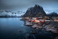 Hamnoy fishing village in Lofoten Island, Norway