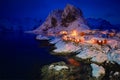 Hamnoy fishing village on Lofoten Islands, Norway Royalty Free Stock Photo