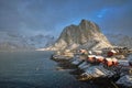 Hamnoy fishing village on Lofoten Islands, Norway Royalty Free Stock Photo