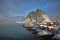 Hamnoy fishing village on Lofoten Islands, Norway