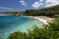 Hamoa Beach near Hana on the east side of Maui, Hawaii Royalty Free Stock Photo