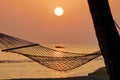 Hamock And The Setting Sun Royalty Free Stock Photo