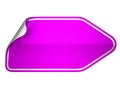 Hamous magenta sticker or label Royalty Free Stock Photo