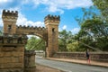 Hampden Bridge at Shoalhaven in Kangaroo Valley Royalty Free Stock Photo