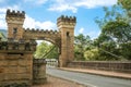 Hampden Bridge at Shoalhaven in Kangaroo Valley Royalty Free Stock Photo