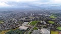 Hampden Park Scottish National Football Stadium in Glasgow Aerial View Royalty Free Stock Photo