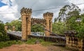 Hampden suspension Bridge in Kangaroo Valley Australia Royalty Free Stock Photo