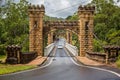 Hampden suspension bridge in Kangaroo Valley, NSW, Australia Royalty Free Stock Photo