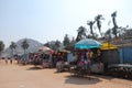Hampi Bazaar, a quaint marketplace in Hampi, Karnataka - India tourism
