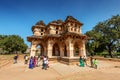 Lotus mahal temple of Zanana Enclosure at ancient town Hampi, Karnataka, India Royalty Free Stock Photo