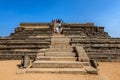 View of Mahanavami Dibba, tallest structure in the Royal Enclosure. Hampi, Karnataka, India