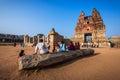 Vijaya Vitthala Temple. Beautifully carved out of a monolith rock, Hampi, Karnataka, India