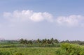 Rich aggriculture around Kamalapura Lake, Hampi, Karnataka, India