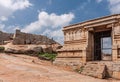 Side buildings at Kadelekalu Ganesha temple, Hampi, Karnataka, India