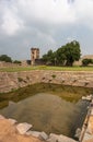 Closeup of Tank at Zanana Enclosure, Hampi, Karnataka, India