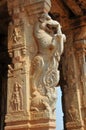 Hampi temple columns