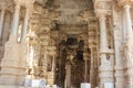 Hampi Vittala Temple cluster pillars of musical pillar mantap Royalty Free Stock Photo