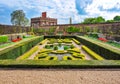 Hampton Court gardens in spring, London, UK