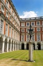 Hampton Court Palace courtyard, London