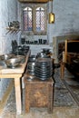 Hampton Court Palace kitchens, Surrey - London United Kingdom Royalty Free Stock Photo