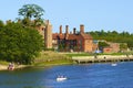 Hampton Court and river Thames Royalty Free Stock Photo