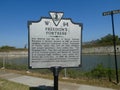 Fort Monroe National Monument Marker Board. Hampton, VA, USA. October 4, 2019.