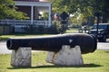 Hampton, VA, USA, October 4, 2019. The Lincoln Gun, Fort Monroe. 15-inch Rodman Gun, 1860.