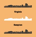 Hampton, Virginia ( city silhouette )