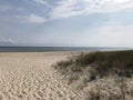 Hamptons sandy beaches at Labor day