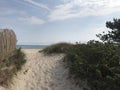 Hamptons sandy beaches at Labor day