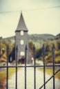 Hamre church, island Osteroy Norway