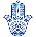 Hamsa amulet Royalty Free Stock Photo