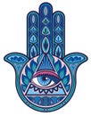 Hamsa hand Royalty Free Stock Photo