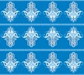 Hamsa symbol seamless pattern Royalty Free Stock Photo