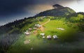 Landscape photo was taken at Badara Plateau, Rize, Turkey Royalty Free Stock Photo