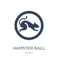 hamster ball icon in trendy design style. hamster ball icon isolated on white background. hamster ball vector icon simple and Royalty Free Stock Photo