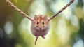 Hamster Hustle. Cute litte hamster in the nature. Royalty Free Stock Photo