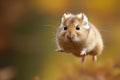 Hamster in the jump. Funny hamster, flying. cute little hamster try move to hand, hamster feeling wonder and excite, hamster on