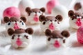 Hamster-shaped glutinous rice balls