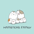 Hamsters family