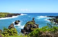 Hana Bay, Maui, Hawaii Royalty Free Stock Photo