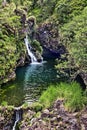 Hana Highway Waterfall Royalty Free Stock Photo