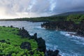 Hana Maui Coastal View of Black Sands Beach