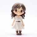 Hana Otoshi No Hen: Joyful And Optimistic White Dress Figurine