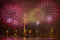 Hanabi fireworks Royalty Free Stock Photo