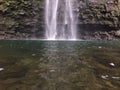 Hanakapiai Falls on Na Pali Coast on Kauai Island, Hawaii.