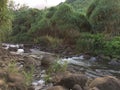 Hanakapiai Stream on Napali Coast on Kauai Island, Hawaii. Royalty Free Stock Photo