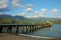 Hanalei Pier, Kauai Royalty Free Stock Photo