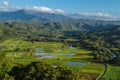 Hanalei Valley Lookout in Kauai, Hawaii Royalty Free Stock Photo