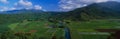 Hanalei Valley Overlook Royalty Free Stock Photo